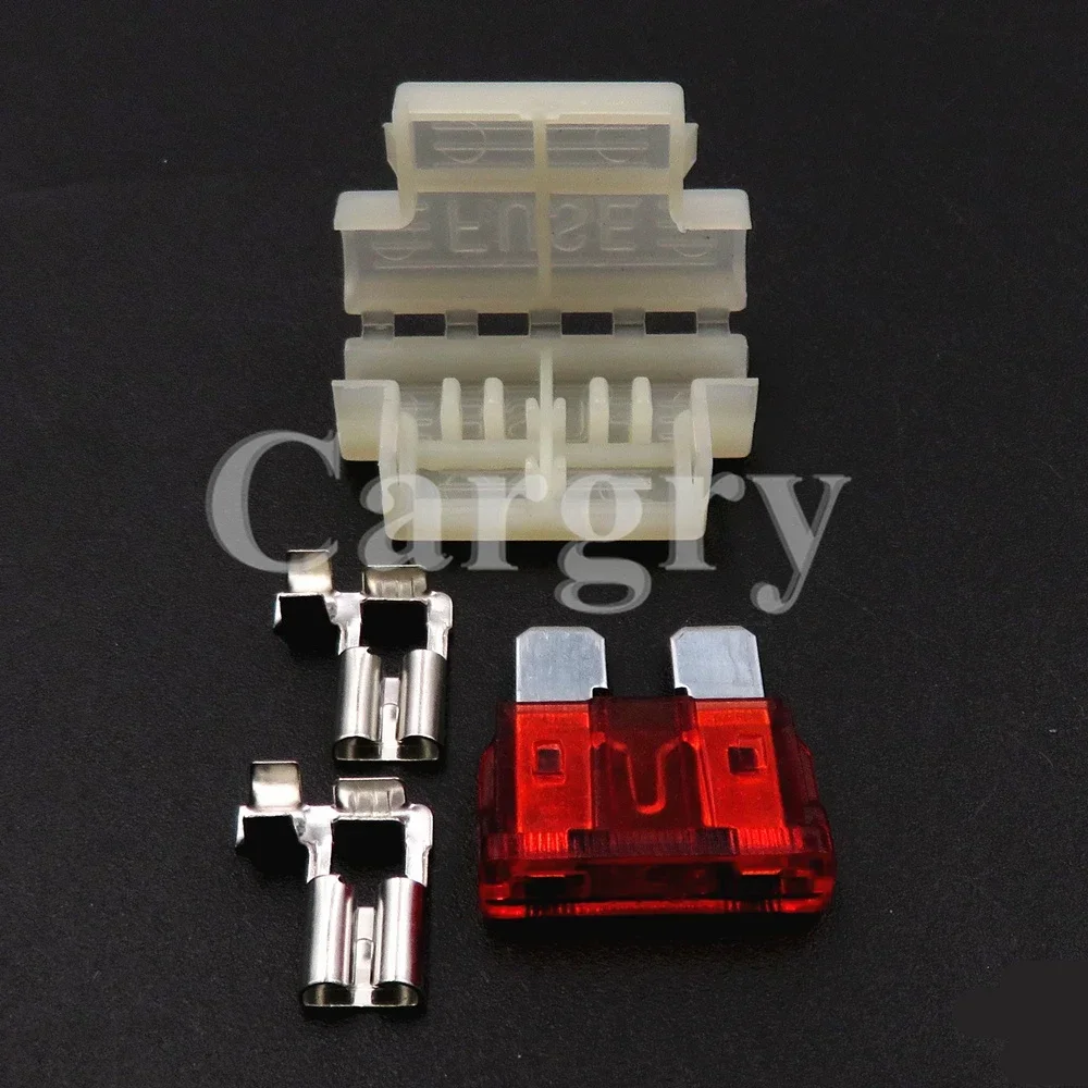 1 Set 1 Ways Automobile AC Assembly Blade Type Fuse Block Auto Standard Middle Fuse Holder Car Middle Fuses Box