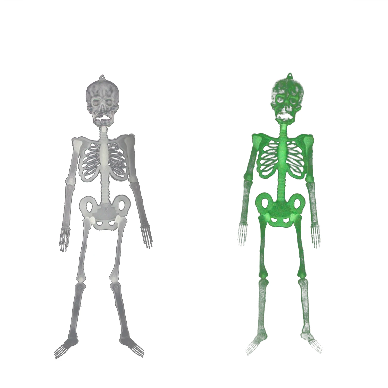 Halloween Luminous Full Body Skeleton Glow-in-The-Dark Realistic Horrible Design for Halloween Party Decoration