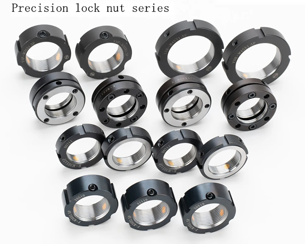 Lock Nut K-type Axial Precision Lock Nut Round Anti-Loosening Self-Locking Nut M30/*1.0P