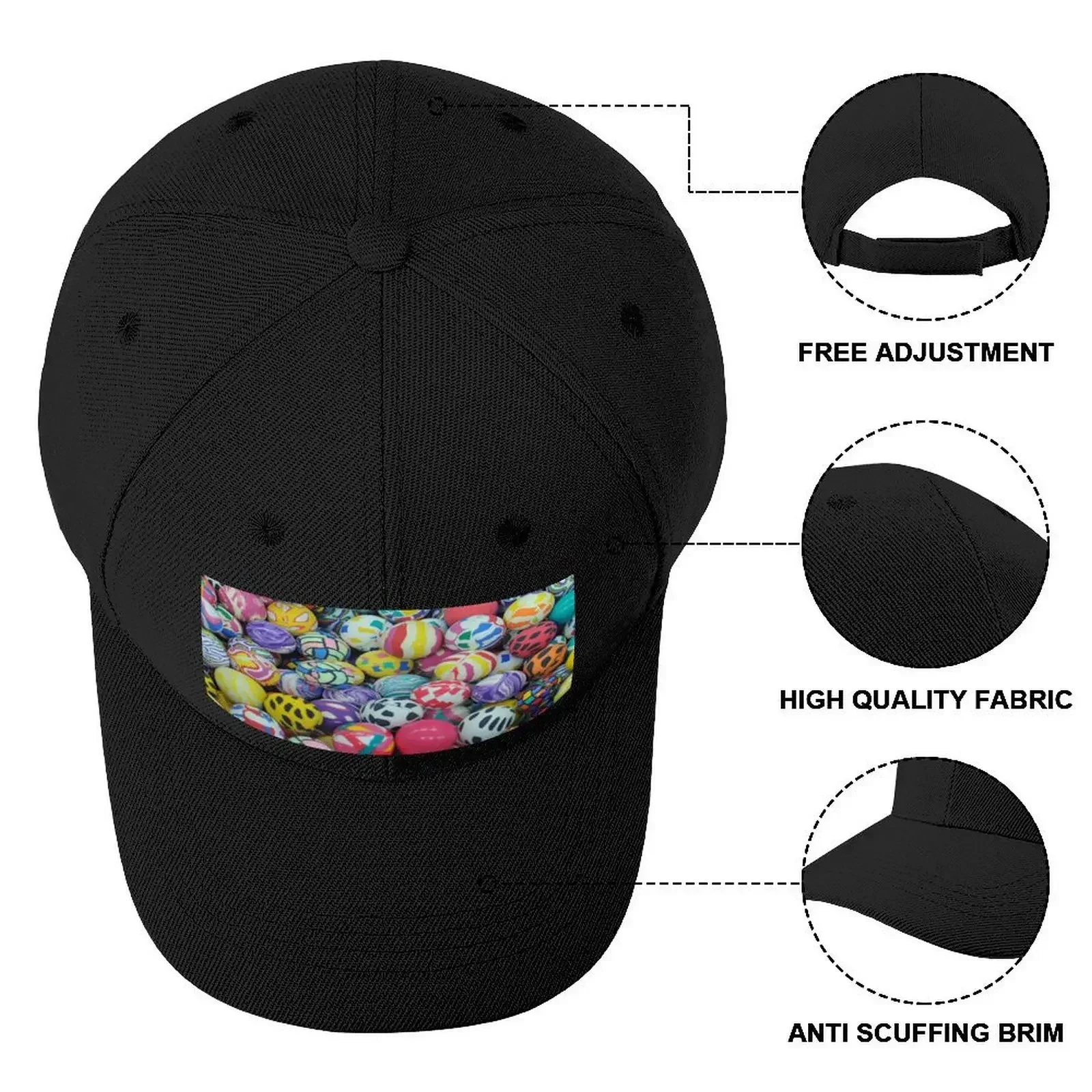 bouncy balls Baseball Cap tea Hat Golf For Women Men's