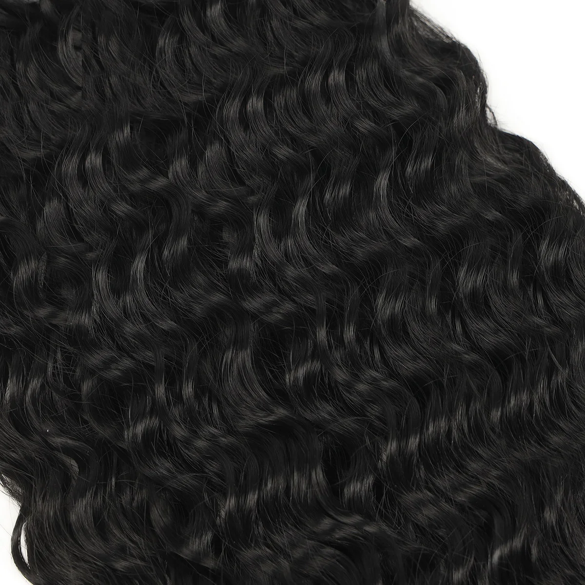 24 Zoll verworrener lockiger Pferdeschwanz, weiche synthetische Haarverlängerung, Kordelzug, Pferdeschwanz-Haarteile, schwarzer Clip-in-Pferdeschwanz für Frauen – Detail 9