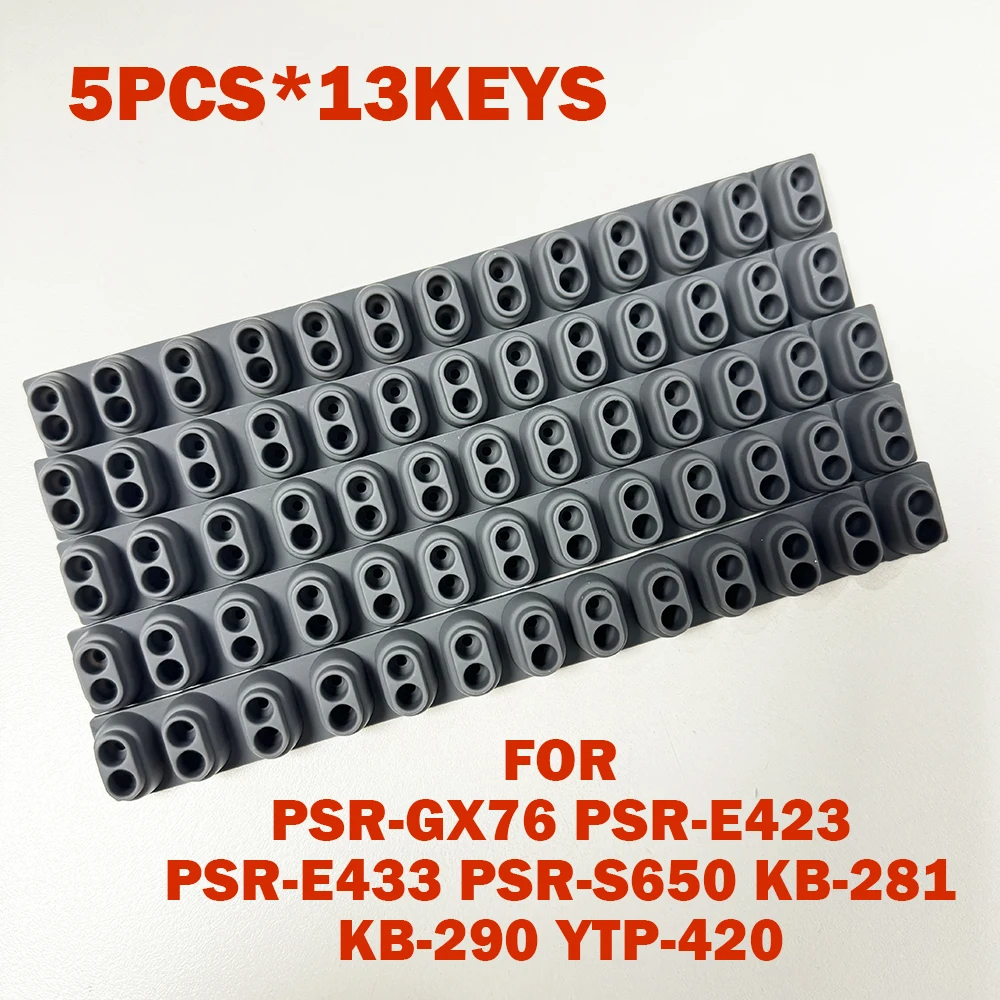 Conductive Rubber Contact Pad Button D-Pad For Yamaha KB-281 KB-290 PSR-GX76 PSR-E423 PSR-E433 PSR-S650 YTP-420