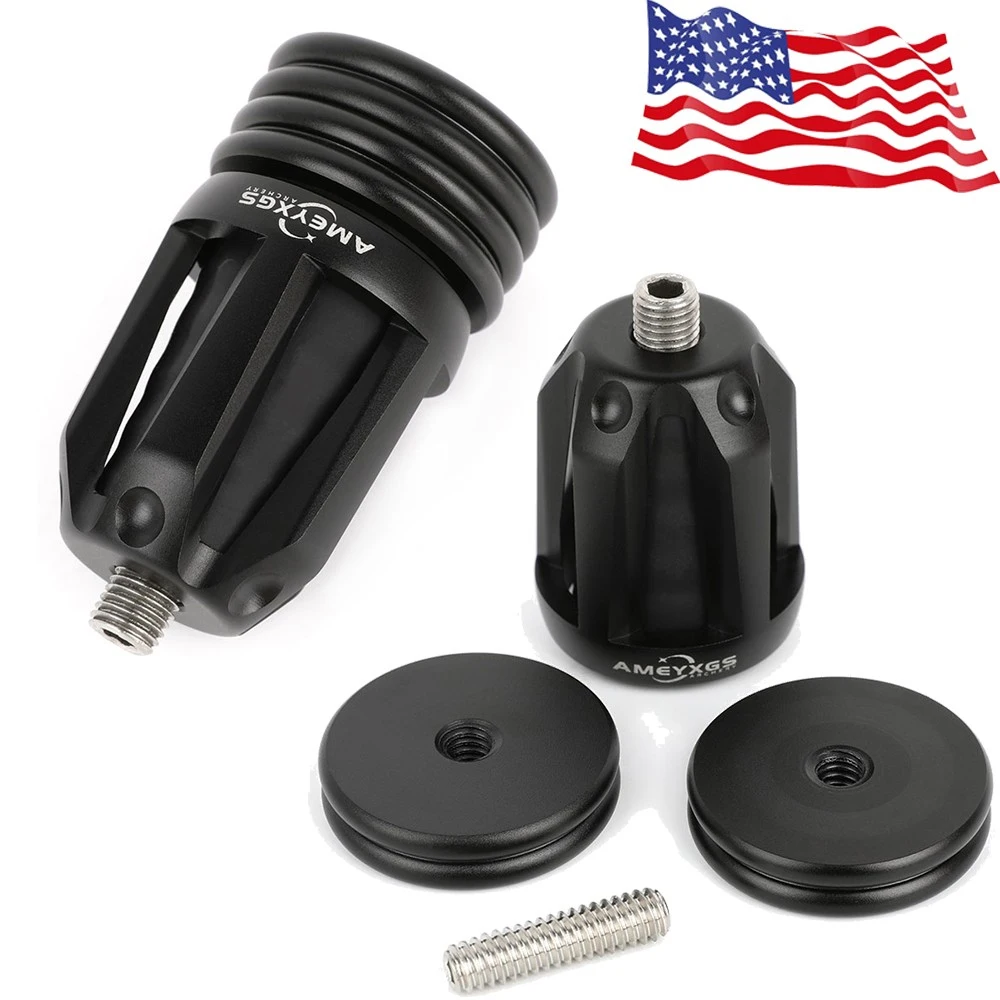 

Archery Shock Absorber Detachable Counterweight Aluminum Alloy Rubber Damping Shock for Bow Hunting Shooting Bow Stabilizer Acc