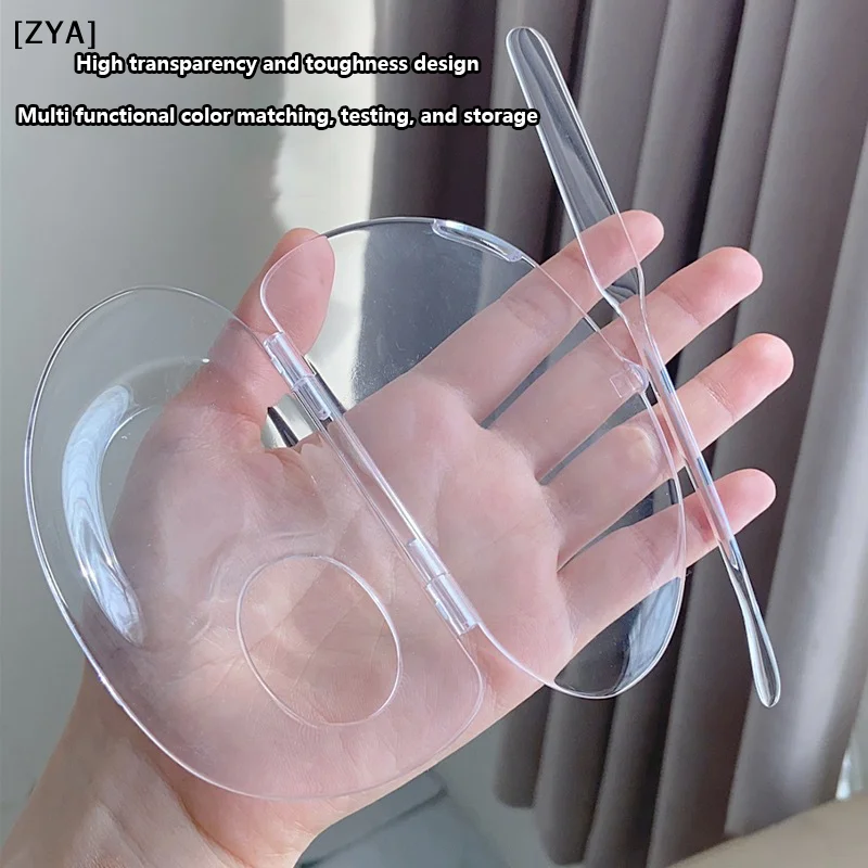 Foldable Liquid Found Palette Acrylic Makeup Tool Kit Mixing Cream Rod Set Storage Test Palette Cosmetic Beauty Accessories[ZYA]