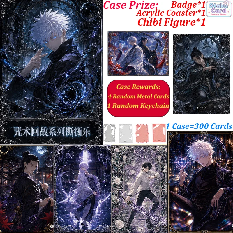 Wholesale Jujutsu Kaisen Peel Off Collectible Cards Anime Tear-Off Trading Cards Gojo Satoru Yuji Itadori Rare Hobby Cards