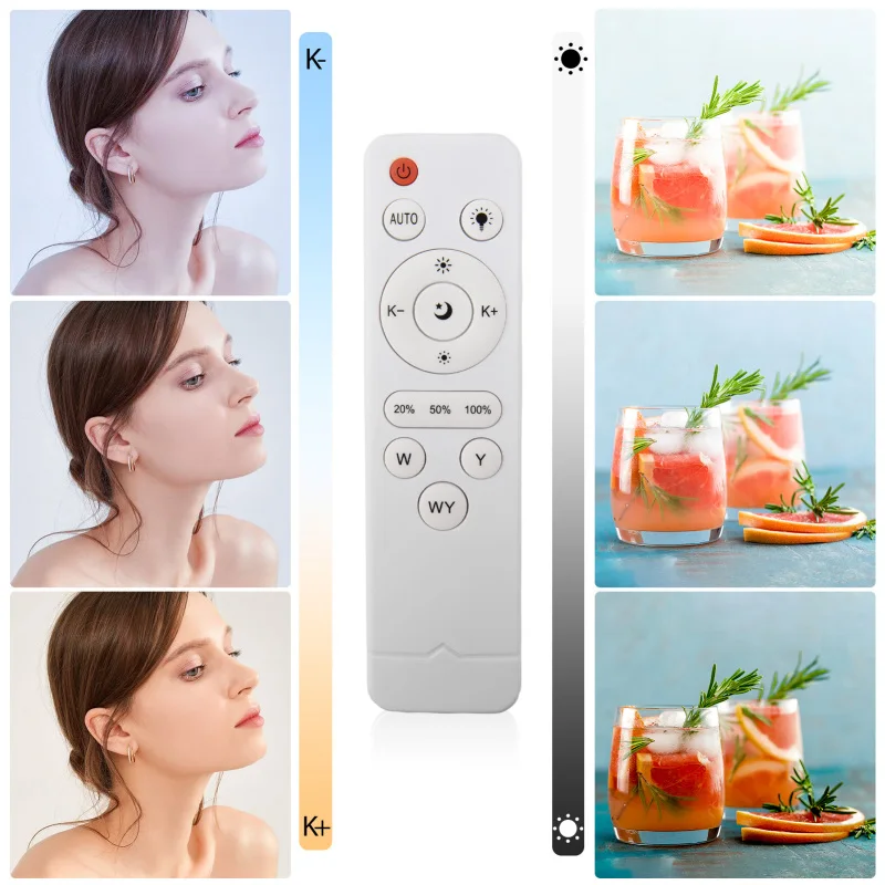Andoer Studio Photography Light Kit Softbox Lighting Set with LED Light Softbox 1.7m Light Stand for Portrait Product Photo