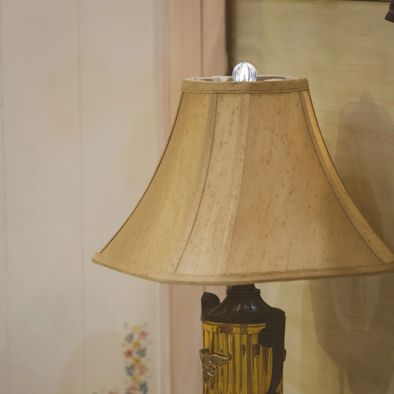 

Light Knob Wave Lamp Finials Decorative Accessory for Table Floor Lamps Modern Stylish Lamp Parts Lampshade Finial