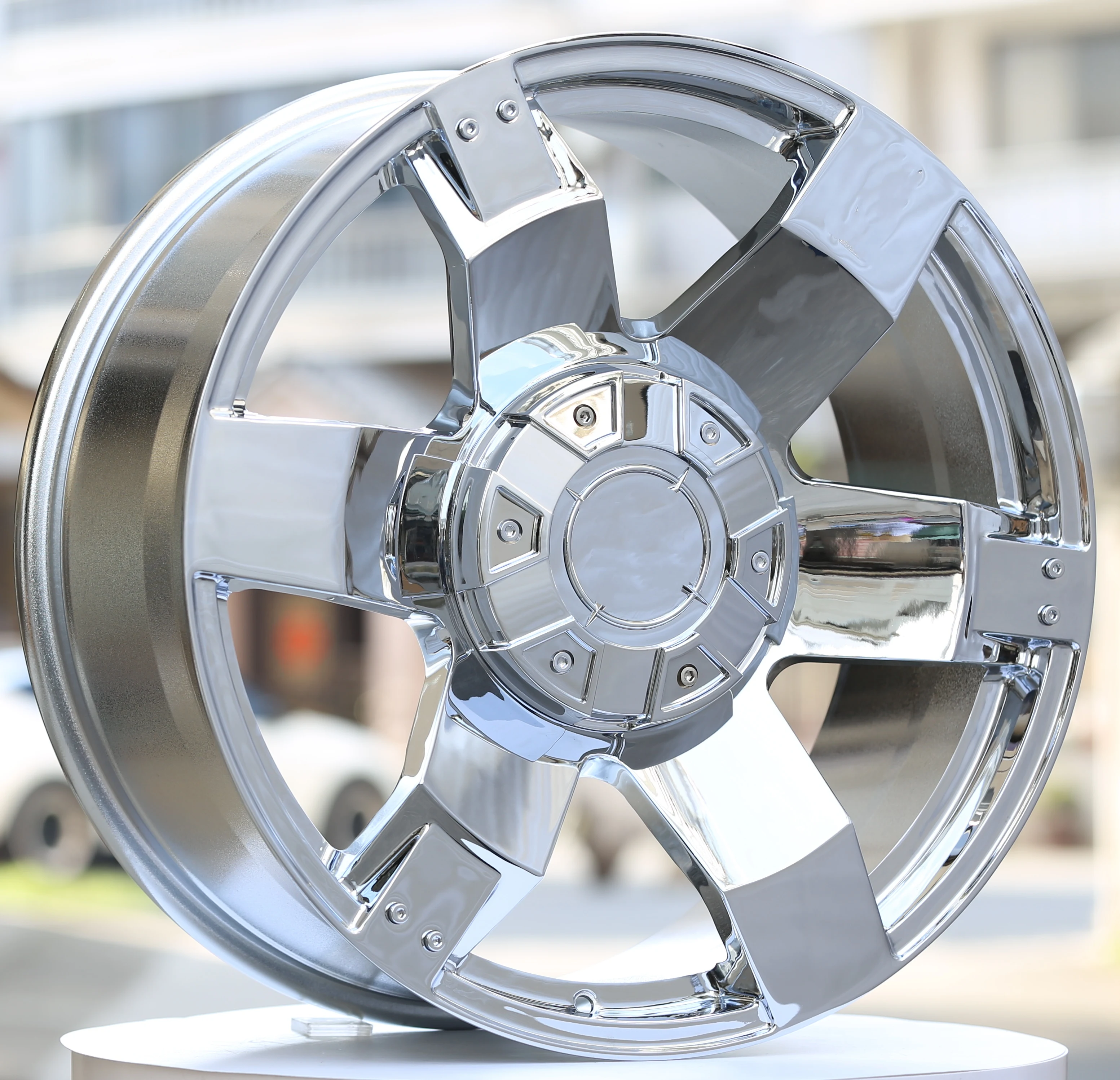 عجلات معدلة من سبائك الألومنيوم. لدودج لـ Ram للطرق الوعرة بيك اب وسيارات الدفع الرباعي 22*9.5 8*165.1for. ترقية هامر H2 F-250