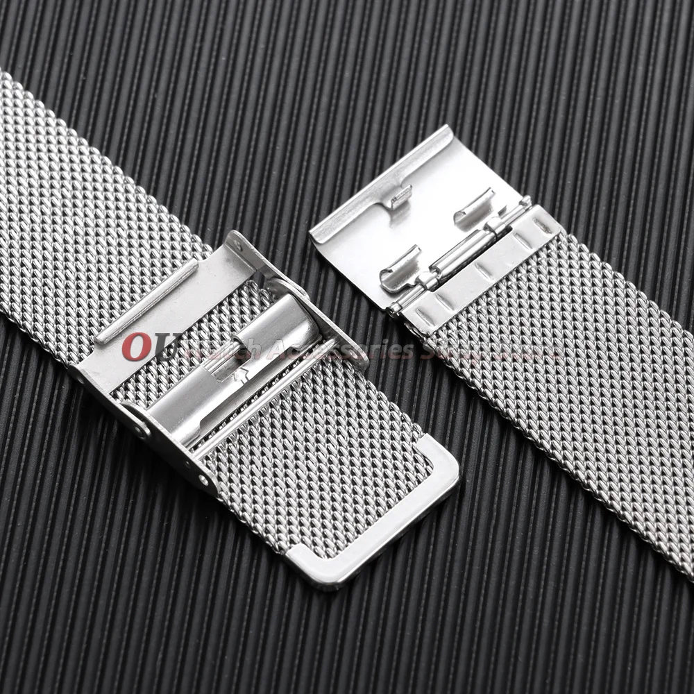 Schnellverschluss-Milanese-Armband 18mm 20mm 22mm Universelles Armband 0,6 Mesh Edelstahl 12mm 14mm 16mm 17mm 19mm 21mm 24mm Bänder – Detail 5