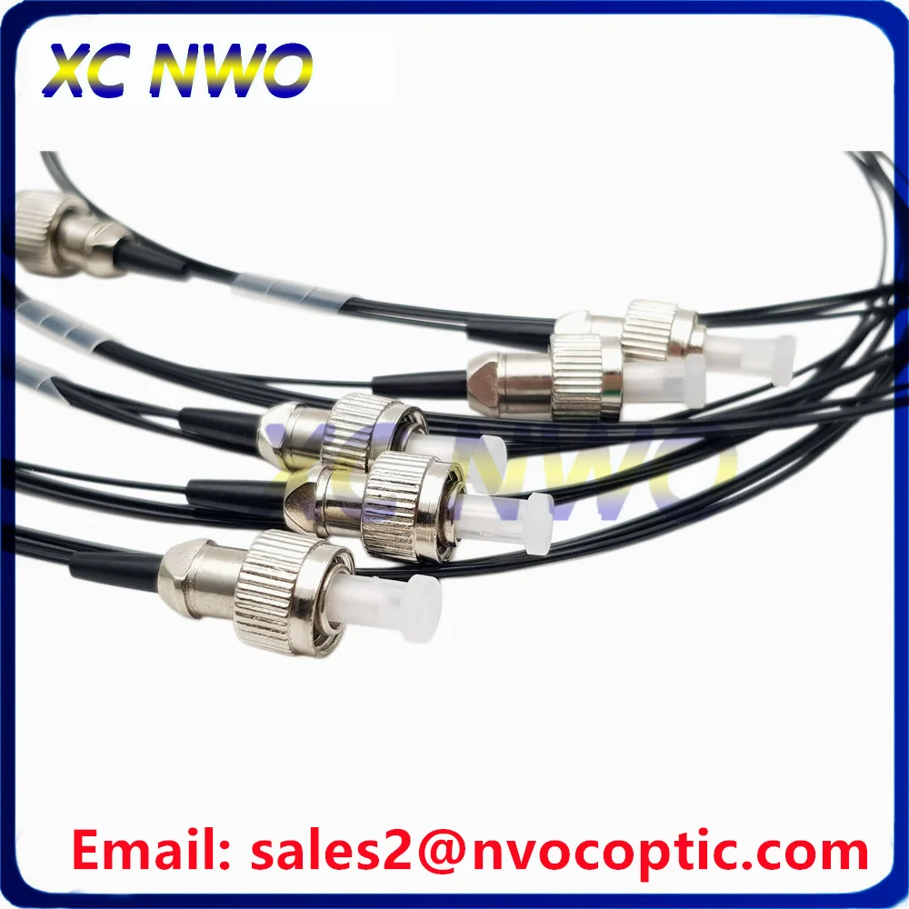 UV-VIS Quartz Fiber Cable FC/UPC Ceramic Ferrule to FC-C 50/125um Core NA:0.22,1.5M 0.9mm Yellow Fiber Optic Patch Cord Cable