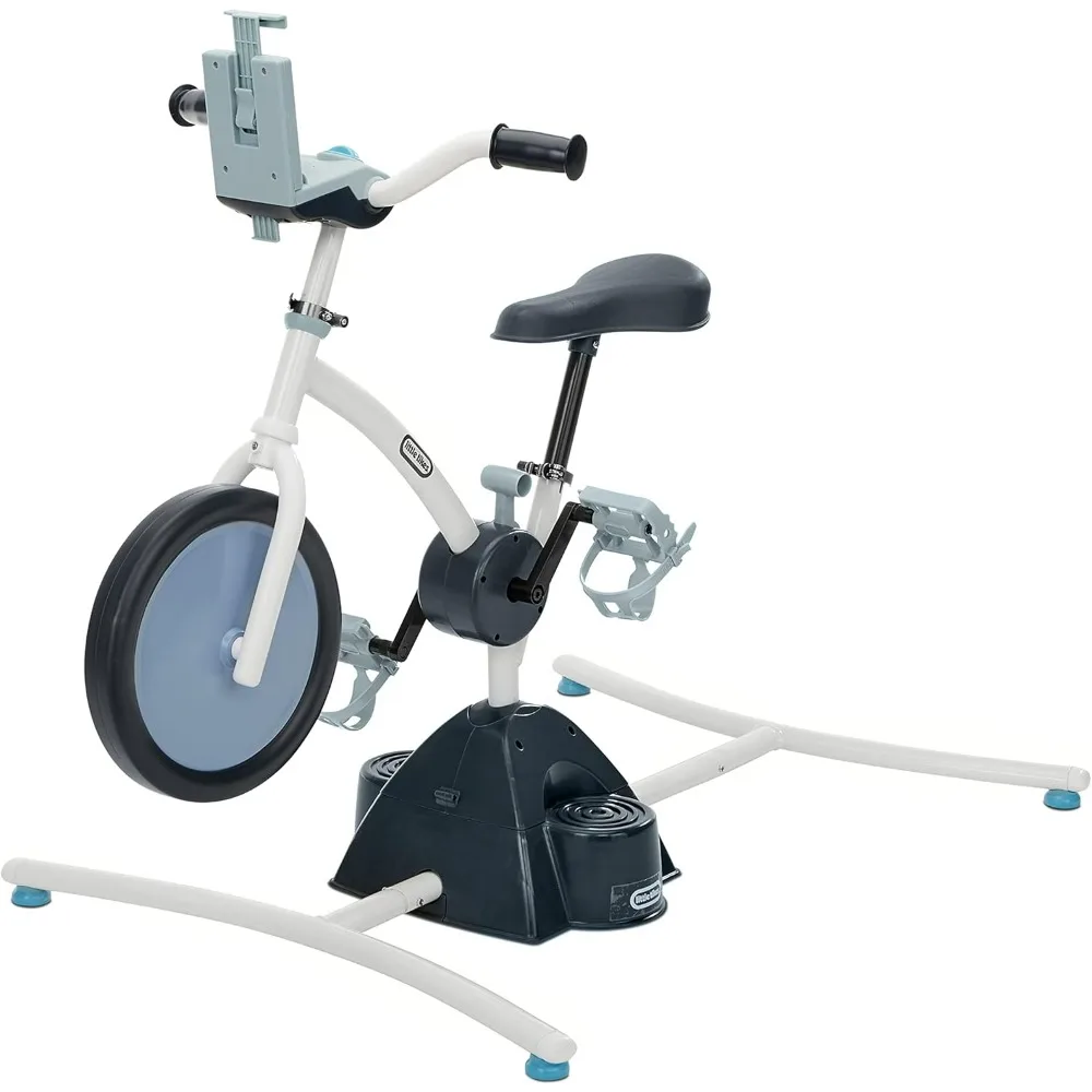 Pelican Expore & Fit Cycle verstellbares Spiel Fitness-Trainings gerät stationäres Fahrrad mit Videos und integriertem Bluetooth