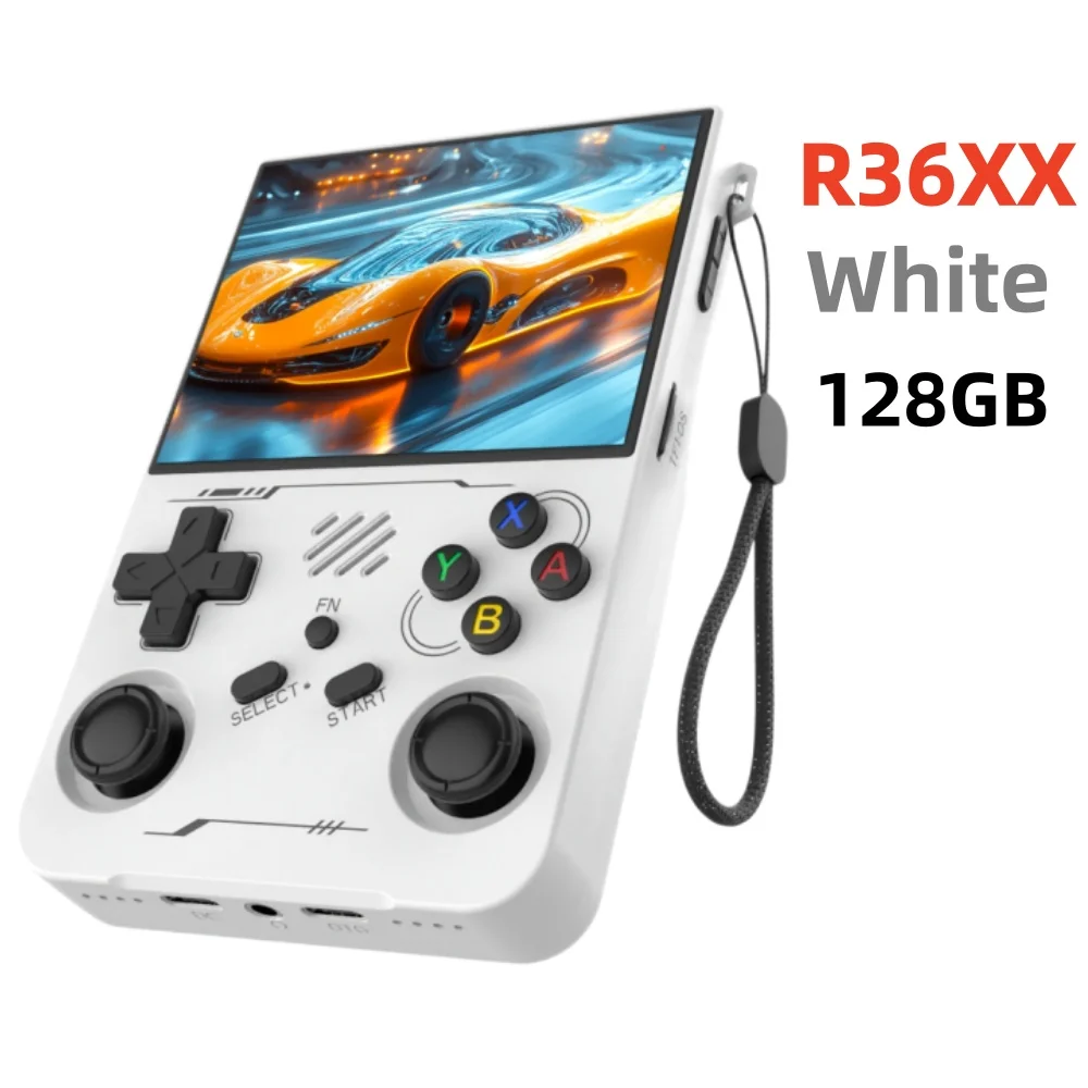 R36S Retro R36 Ultra Handheld Videogameconsole IPS Scherm 128GB Spellen Draagbare Pocket Player Linux Systeem R36XX PRO
