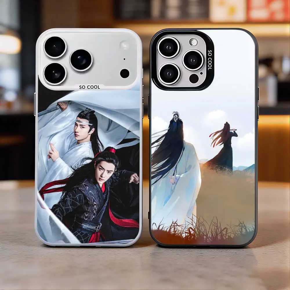 

W-Wang Yibo The U-Untamed Phone Case For iPhone 17,16,15,14,13,12,11 Plus,Pro Max,Colored Silver Phone Case