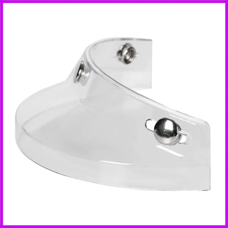 R9CC Waterproof Up Visor Universal Visor 20x10x5.2cm 3 Snap-Button Visor Anti-UV Up Wind Motorcycles Helmet