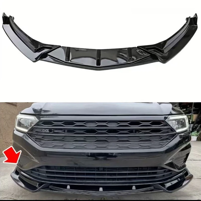 

For Volkswagen Sagitar 2019 Front Bumper Lip Splitter Spoiler Body Kit Anti Collision Exterior Refit Auto Upgrade Car Accessory