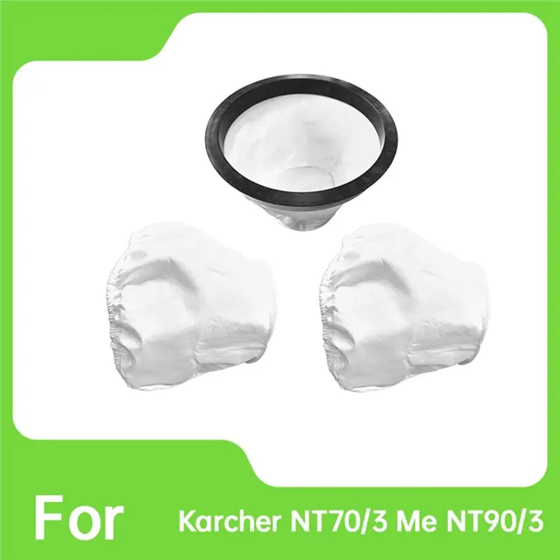 B06b-para karcher nt70/3 me nt90/3 saco de pó kit pano filtro à prova de poeira para saco de proteção do motor acessório vácuo