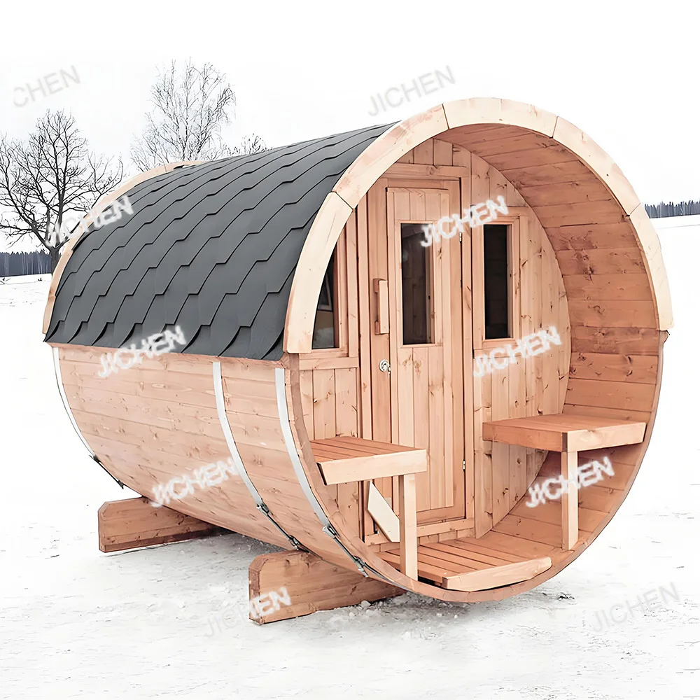

Designed traditional style outdoor steam sauna deposit