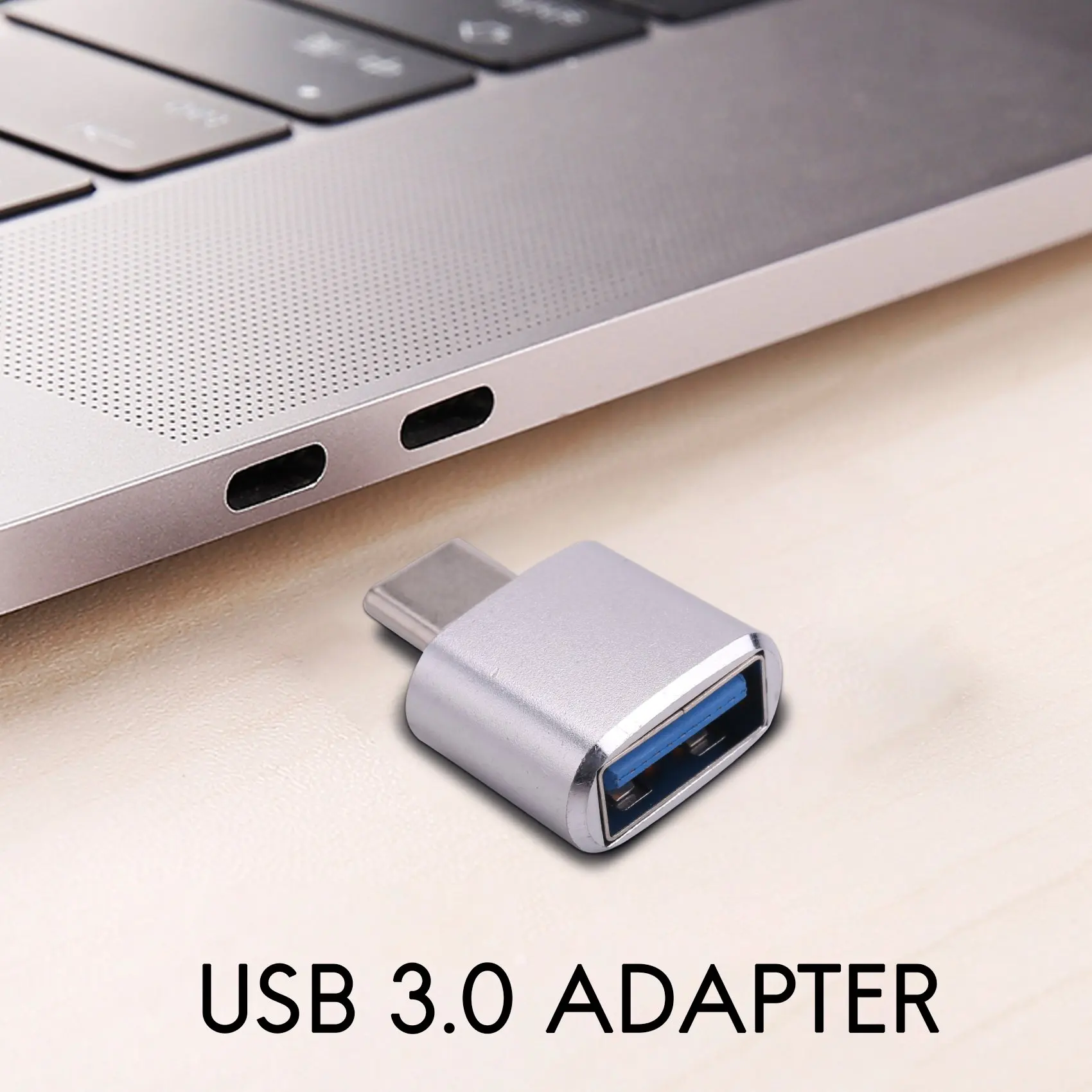 

Usb C To Usb Adapter 2 Pack Type C To Usb 3.0 Adapter Usb Adapter Supporting Otg For Galaxy S9/S8/Not 8 Type C Devices（Silver）