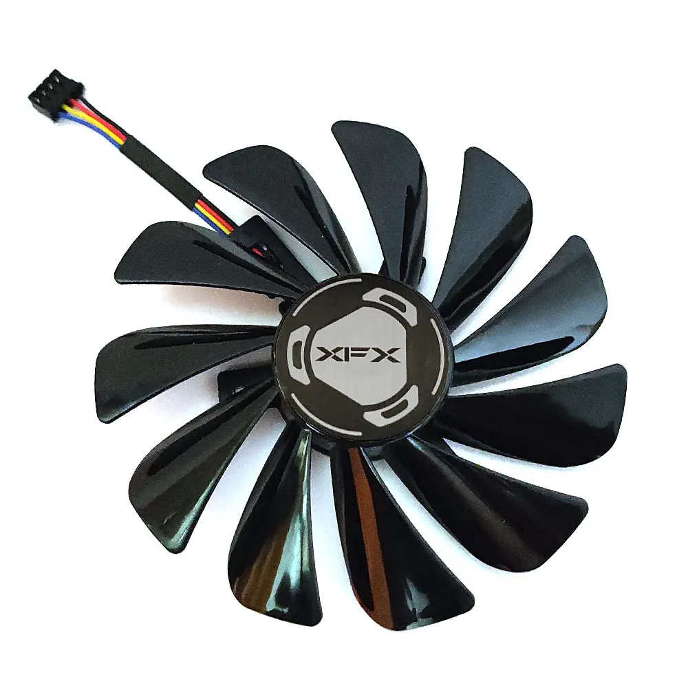 Nieuwe 1Lot 95Mm 4PIN FDC10U12S9-C Rx 5600 Xt Gpu Fan, voor Xfx Rx 5700 5700XT 5600XT Videokaart Koelventilator