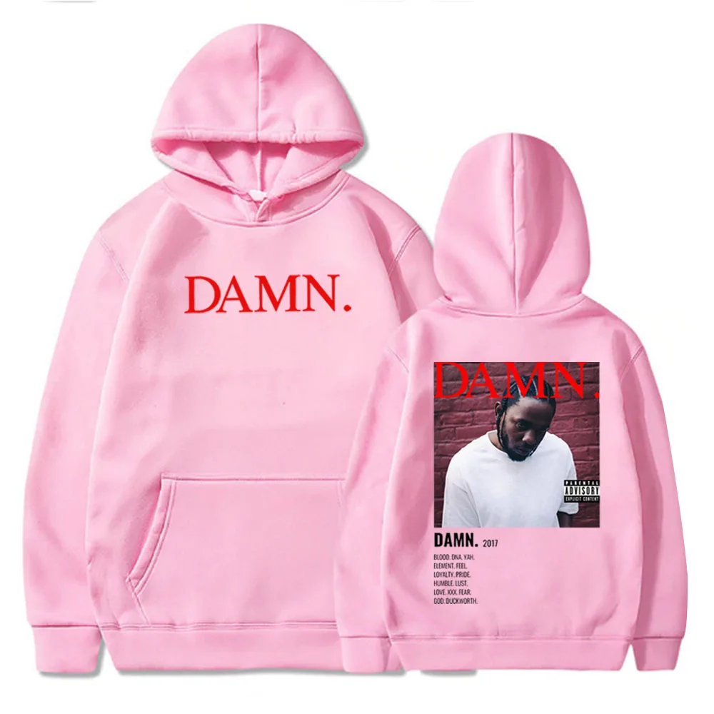 Kendrick Lamar Hoodie Kendrick Lamar Damn Shirt Damn Album Gift for Kendrick Lamar Fan Pullover Tops Streetwear Unisex