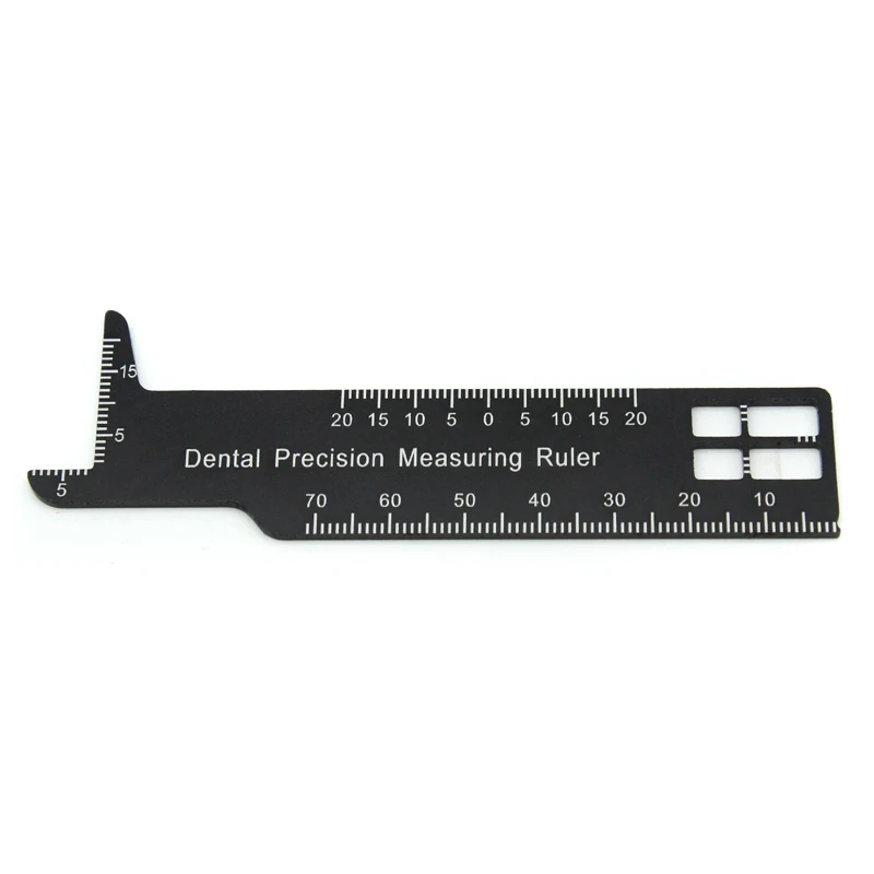 Autoclavable Dental Precision Measuring Ruler Double Sided Photography Gauge Span Scale Aluminum  Endodontic Medical Tools