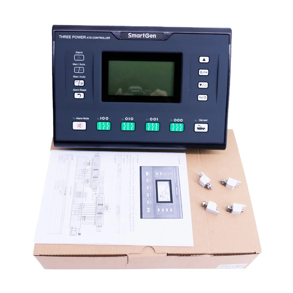 

2026 Smartgen HAT832 Three Power ATS Controller Intelligent Tri-Supply Module Generator Controller ATS Controller Panel