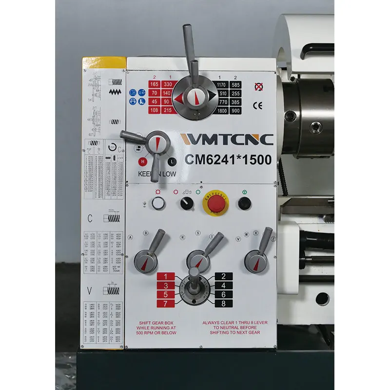 Airow Mechanic Lathe CM6241/1500 Tornos Para Metal Chinese Engine Lathe Machine Manufacturers