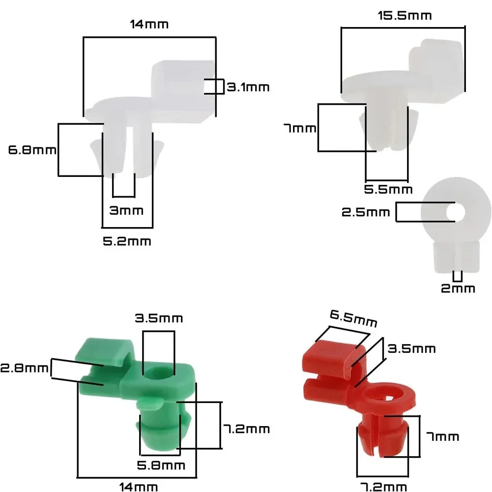 Replacement Door Lock Clips Door Lock Plastic Fasteners Door Lock Rod Clip Performance Restoration Maintenance And Repair