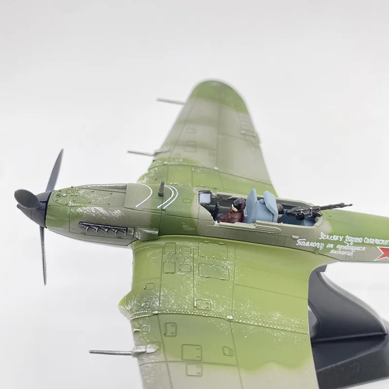 Nouveau 1/72 Échelle Avion IL-2 Ilyushin Shturocyany Modèle Moulé Sous Pression En Métal Russie Chasseur Alliage Militaire Armée Collection