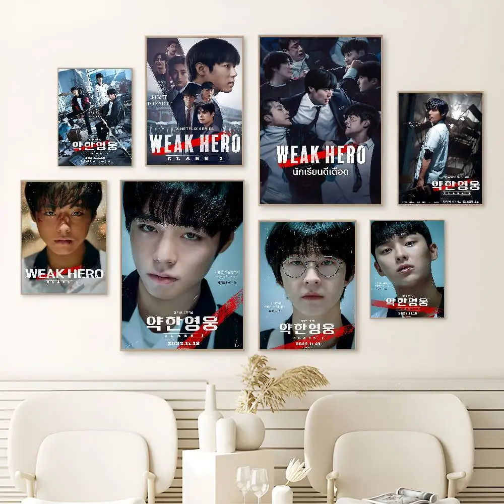 Resist Campus Violence Movie Weak Hero Class Whitepaper Poster HD Quality Poster Wall Art Painting Study Room Wall Decor