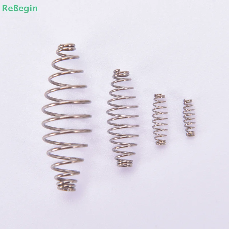 20Pcs 304 Stainless Steel Olive Shape Spring Bait Feeder Feeder Carp Fishing