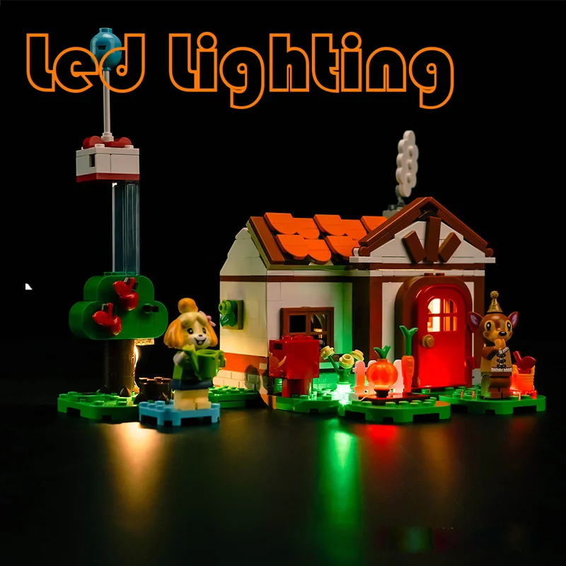 Set di illuminazione per la città edificio modulare 77049 la visita della casa di lumache non Include Building Block (solo Kit di luci a Led)