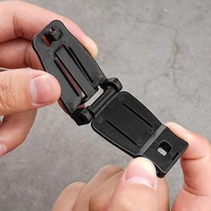 10 Stück MOLLE Clip Taktisches Molle Strap Management Tool Web Dominator Schnalle Gurtband Verbindungsaufsatz für Rucksacktasche ﻿ – Detail 4