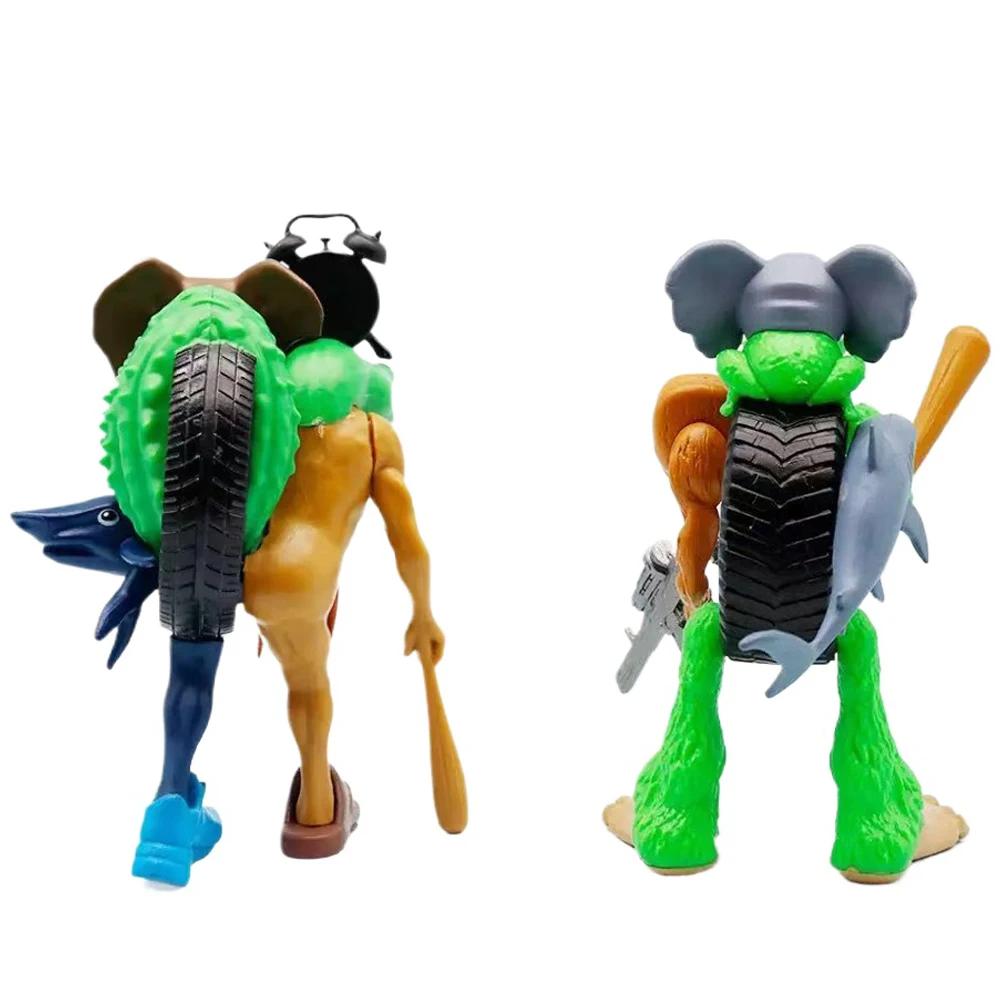 Italian Brainrot Tung Sahur Figure Toy Tralalero Tralala Figures