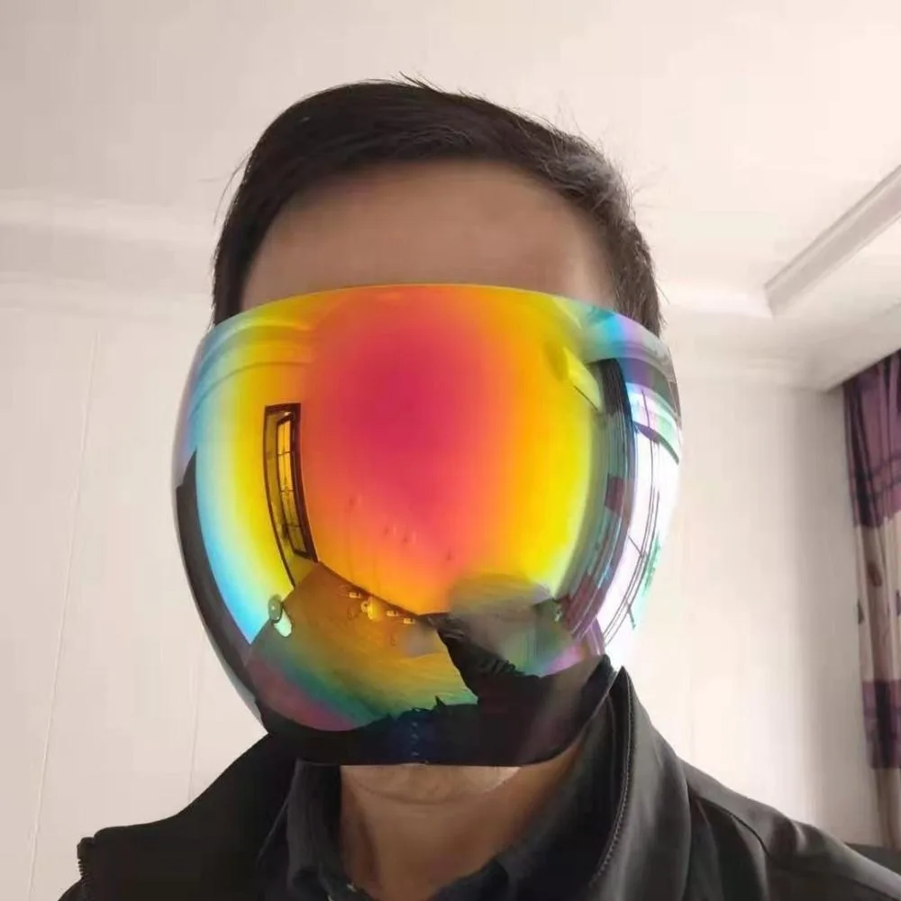 نظارات شمسية Y2k عصرية كبيرة الحجم للرجال والنساء بإطار كبير وظلال سوداء بتصميم علامة تجارية فاخرة نظارات شمسية قطعة واحدة