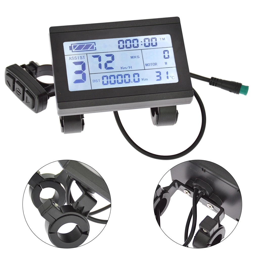 Electric Bike LCD3 Display For KT Series Controllers 24/36/48v Motor Meter Control Panel For-Ebike Cycling Dashboard Accessories