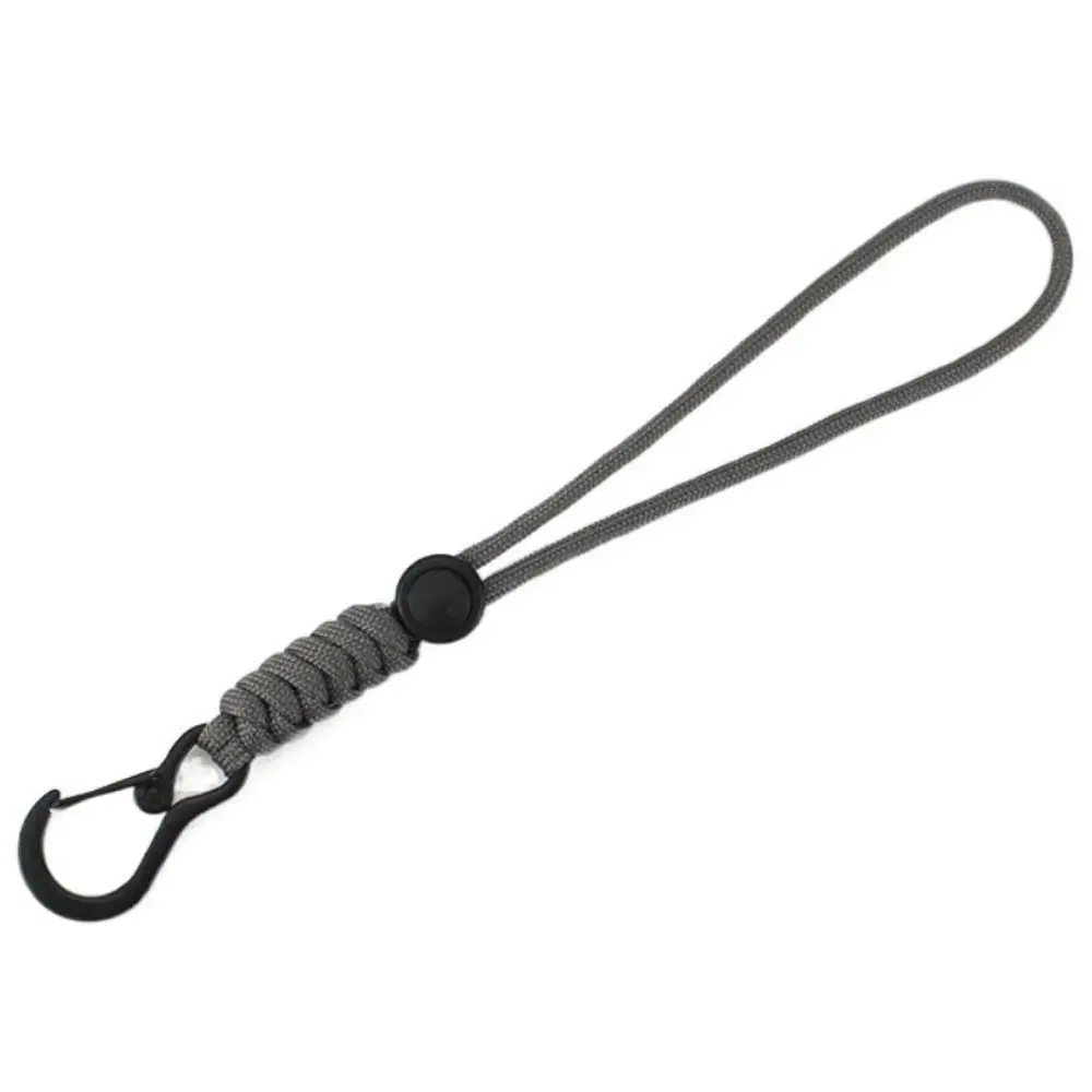 

High Strength Paracord Lanyard Multifunctional Wear-resistant Paracord Keychain Anti-lost Stable Parachute Cord Carabiner