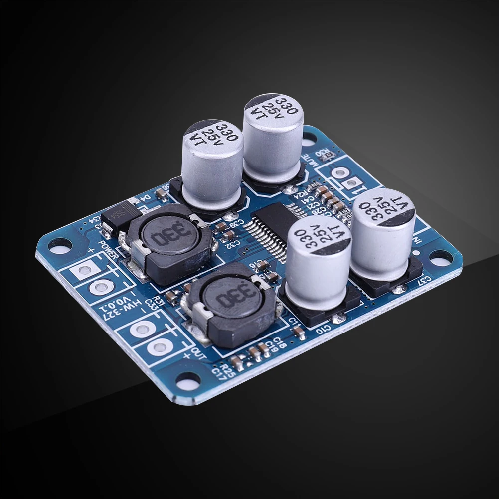 TPA3118 PBTL Mini Power Amplify Circuit Mono Channel Digital Stereo Amplifier Module 1x60W DC8-24V for 4-8 Ohms Speaker