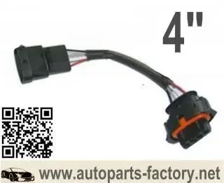 Longyue 20pcs/Unit 4 Way/Pin BSK Map Sensor Harness Male & Female Extension 4