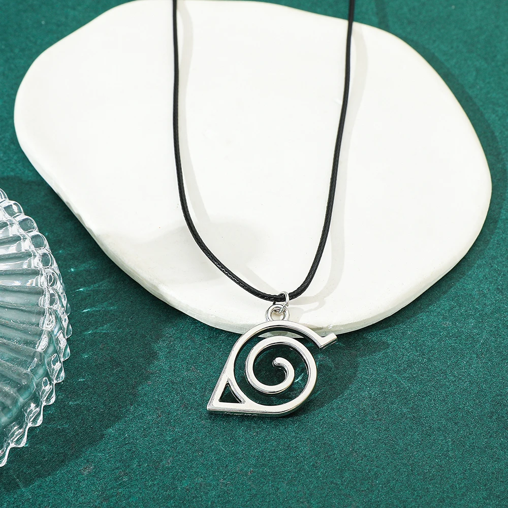 Fashion Anime Necklace - Creative Personality Spiral Symbol Pendant - Anime Peripheral Accessory Gift for Friend