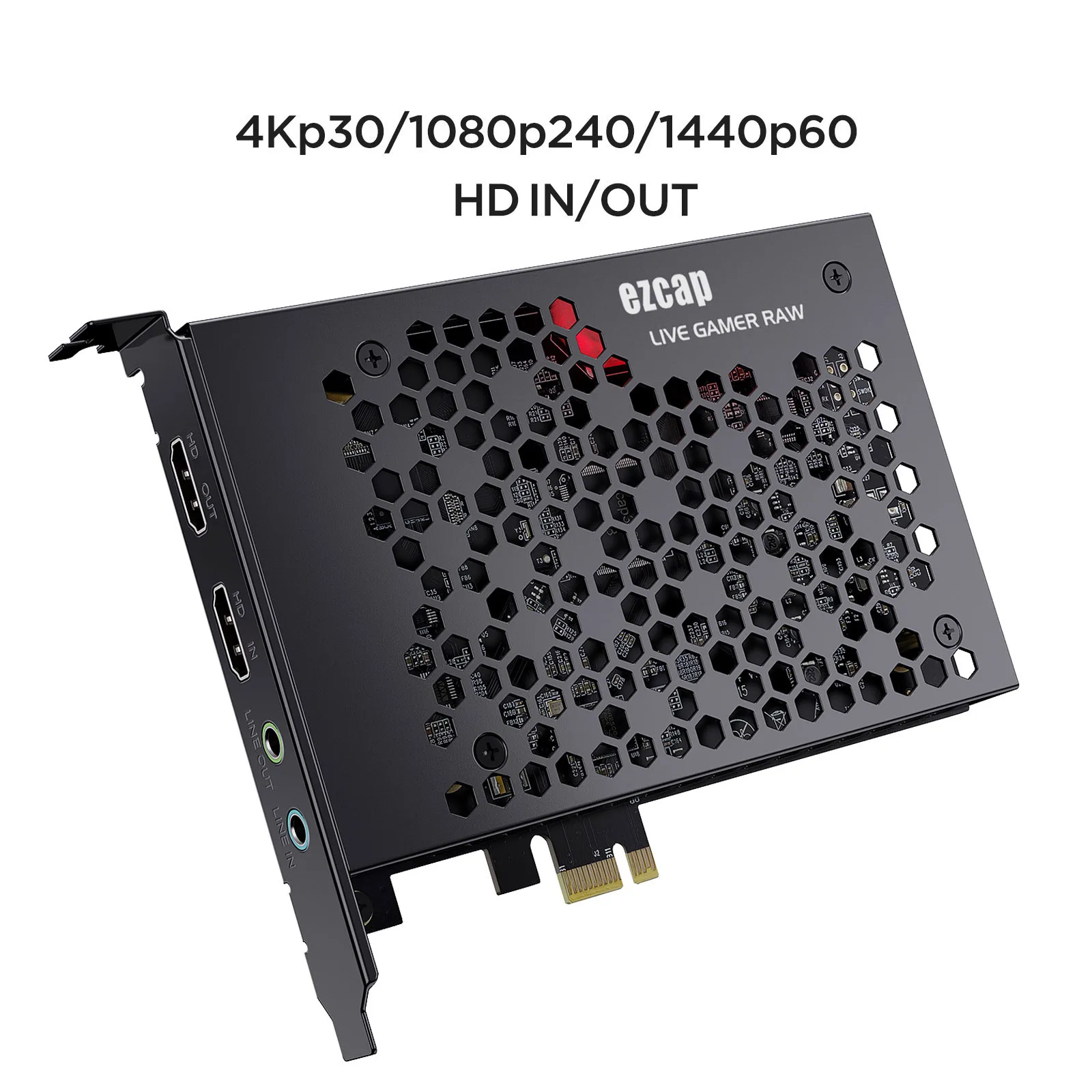 

Ezcap324b Live Gamer Pcie 4k Video Game Capture Card Record & Live Stream For Gaming Systems Camcorders