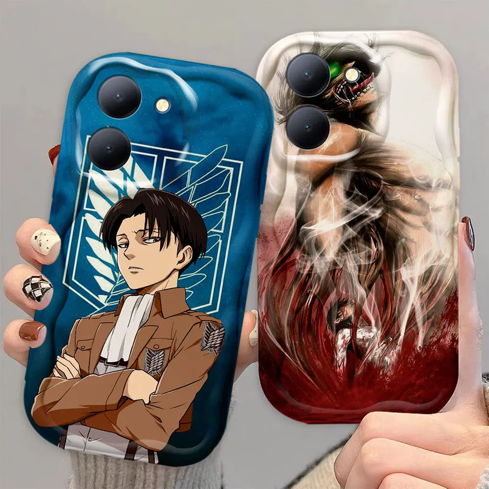 Eren Yeager A-Attack on Titan Phone Case For VIVO Y100 Y93 Y91 Y85 Y78 TI M MTI Y77 T Y76 Y73 Y50 Y36 Y33 T Y30 I G PLUS 5G