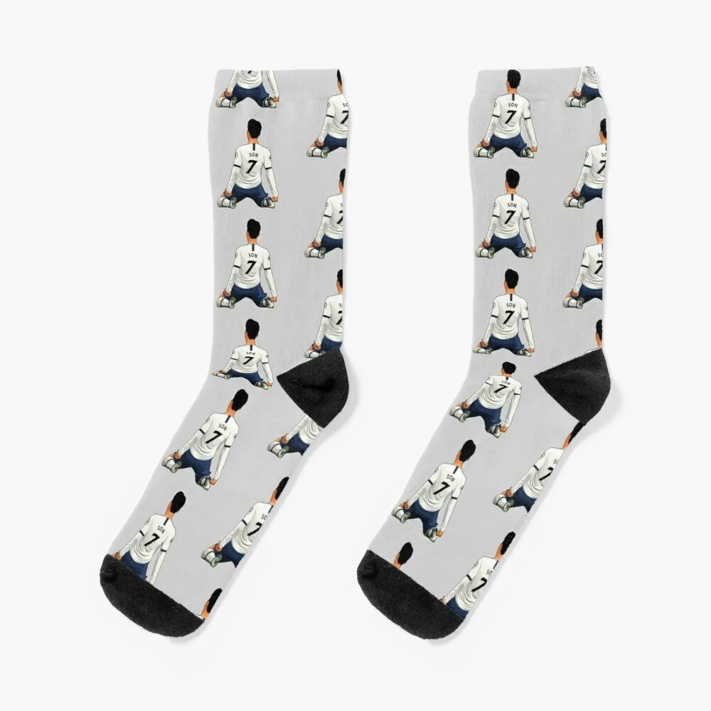 Son Heung Min #7 Celebrates Socks Socks Men'S