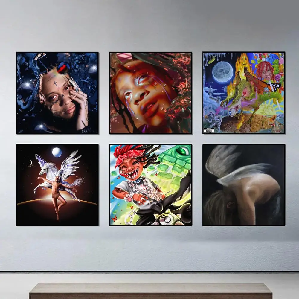 Singer T-Trippie Redd Music Album Poster Personalized Aesthetic Wall Decor Modern Bedroom Room Decoration