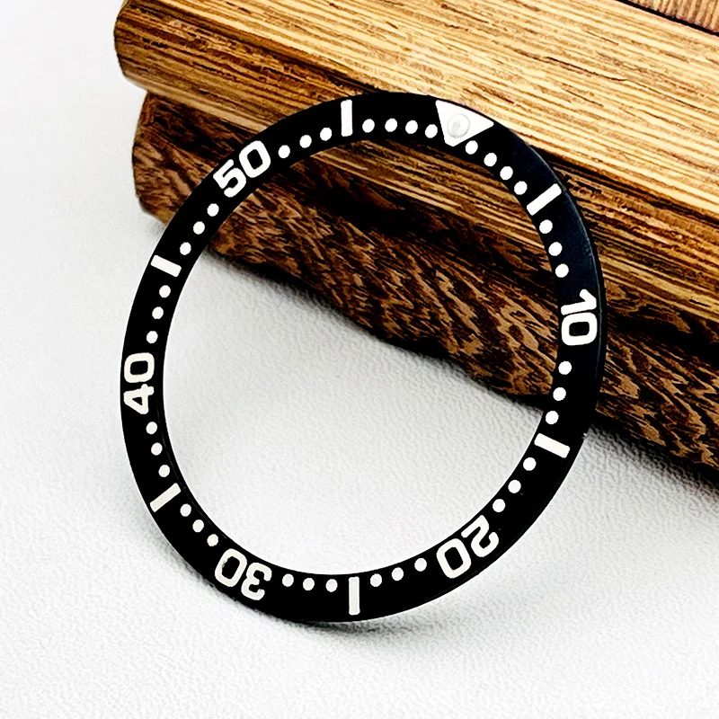 38x31,5mm grün leuchtend skx007 Lünetten einsatz passend für skx007 srpd Uhrengehäuse nh35 Gehäuse skx007 Edelstahl Lünetten ring