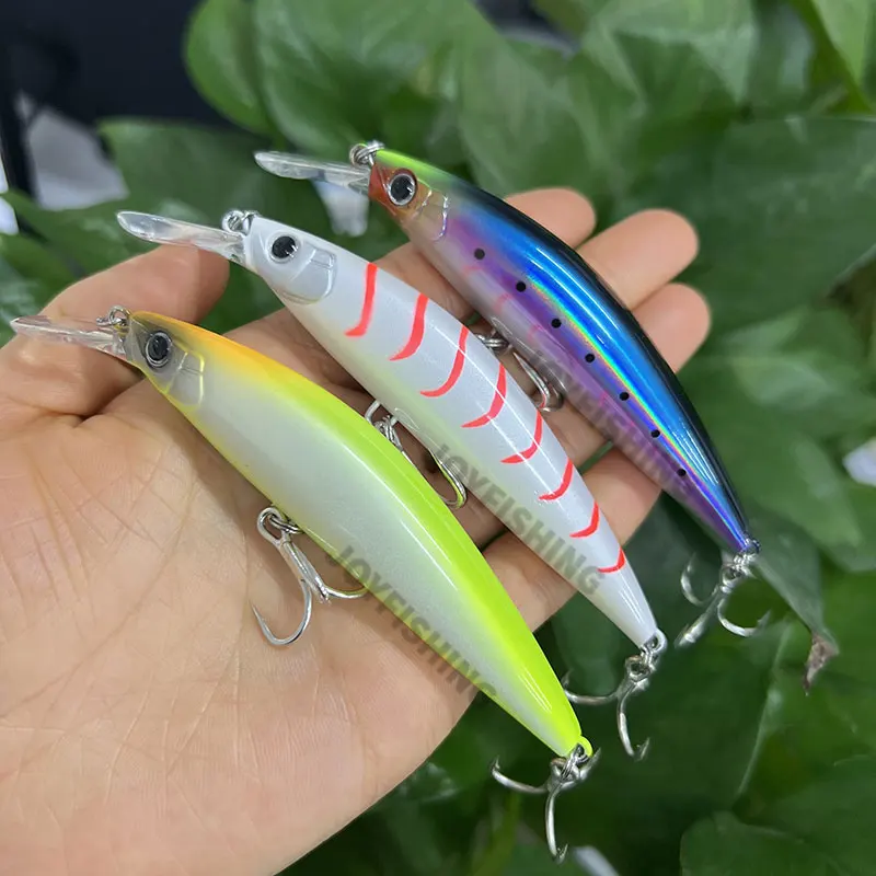 110mm 38g 90mm 31g Sinking Fishing Lure Heavy  Minnow Casting Trolling Fishing Seabass Trout Isca Pesca Hard Bait 9152