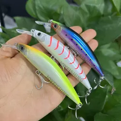 110 mm 38 g 90 mm 31 g sinkender Angelköder, schwerer Minnow-Guss, Trolling-Angelseebarsch, Forelle, Isca, Pesca, harter Köder 9152