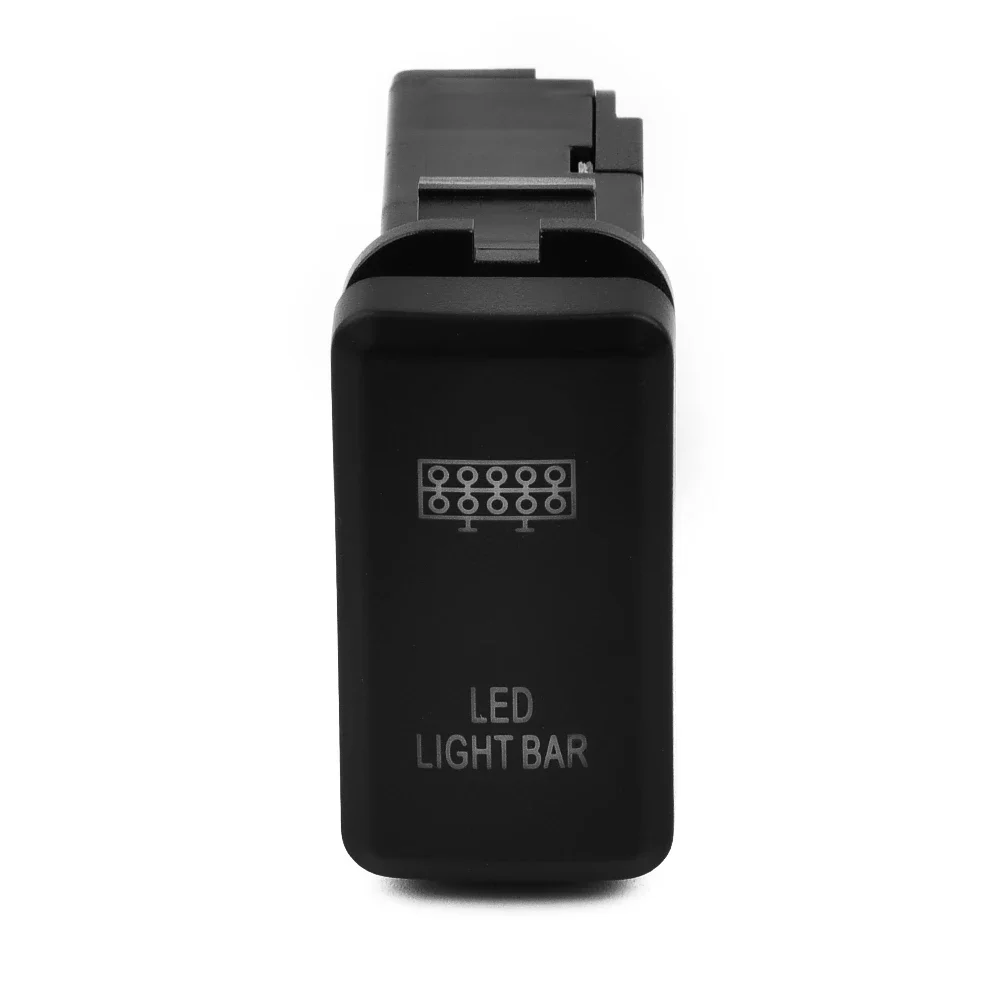 1 مجموعة سيارة مصباح ليد بار على الخروج دفع التبديل لتويوتا ل تاكوما FJ كروزر ل هايلاندر سيارة إشارة مفتاح الإضاءة زر #3