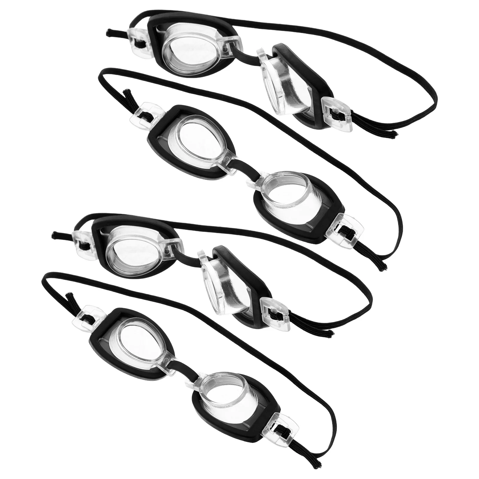 

4 Pcs Swimming Goggles Decoration Accessories Mini Glasses Eyewear Decorate