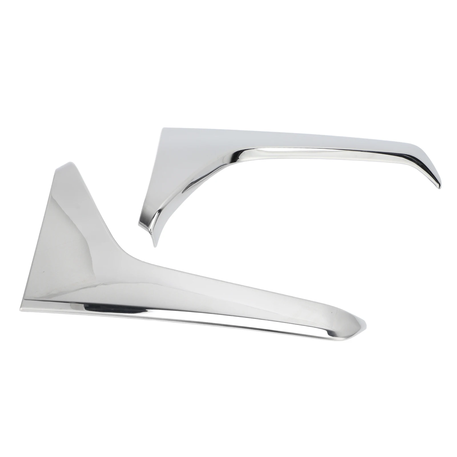 

2 шт. боковой спойлер на заднее окно-защитная хромированная крышка из АБС-пластика, подходит для моделей Subaru Forester